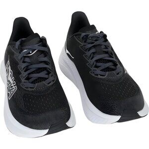 Hoka Mach 6 Womens Black White Running Shoes Cushioned US 7.5 EU 39.5